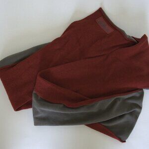 Tom Tailor Dept Grey, Red Wool Scarf Unisex